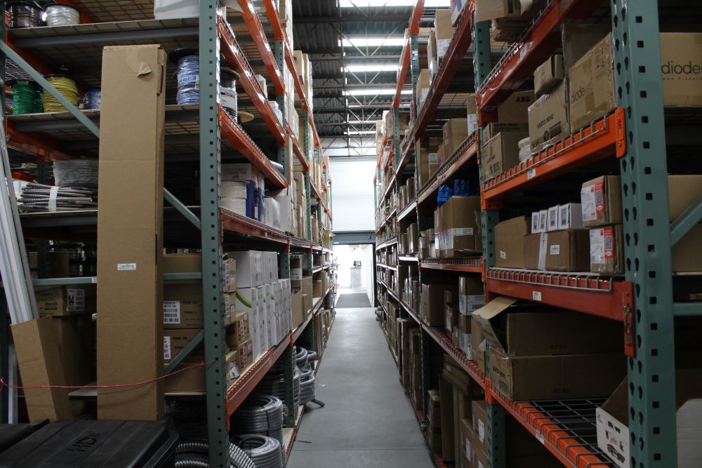 rocky point Stocked branch aisles for daily electrical supply needs.